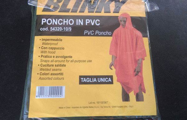 Poncho in pvc