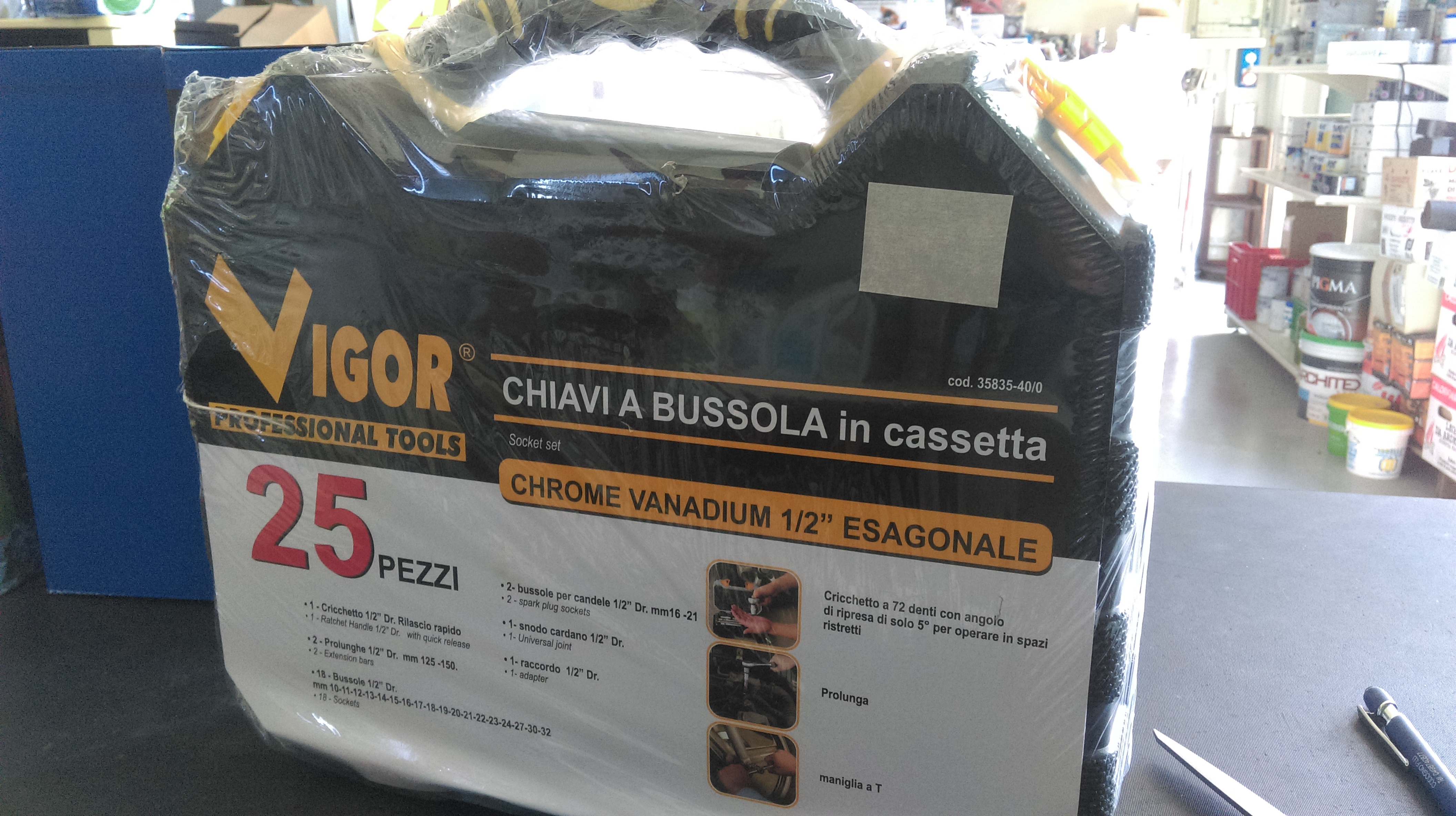 Cassetta Chiavi Bussola 25pz
